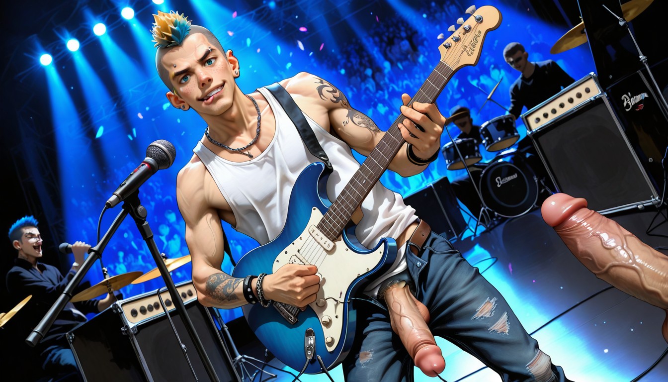 Cock Out, Band, Body Tattoos Porno IA Gay