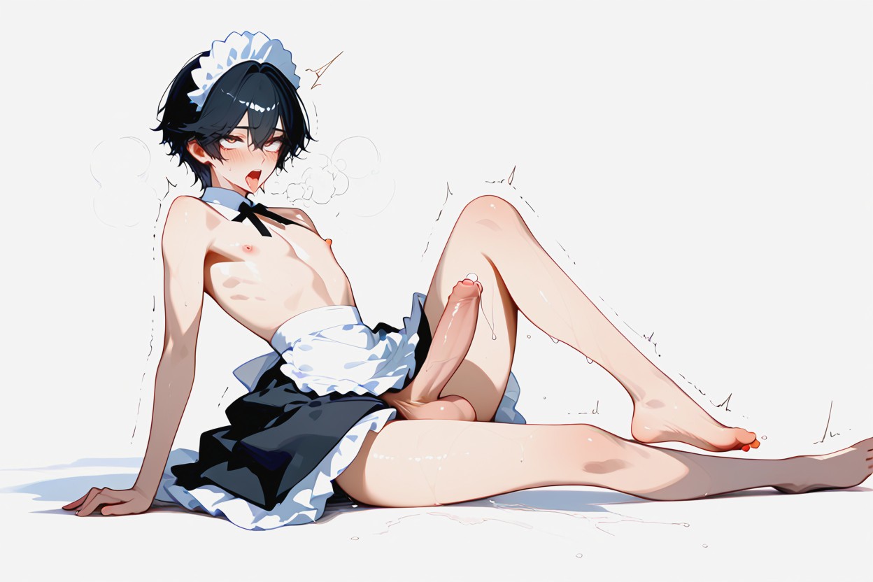 Flushed Body, Blushed, Tired ゲイAIポルノ
