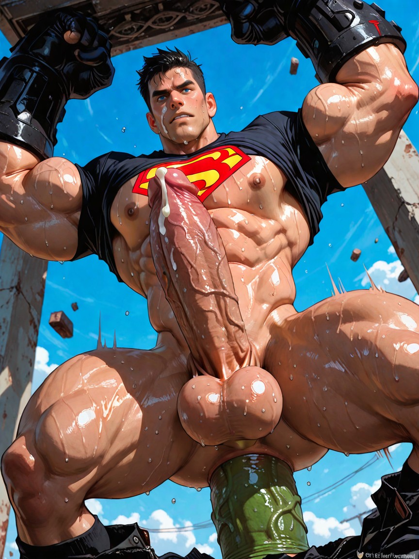 V-shaped, Heroic Proportion, Mignon Porno IA Gay