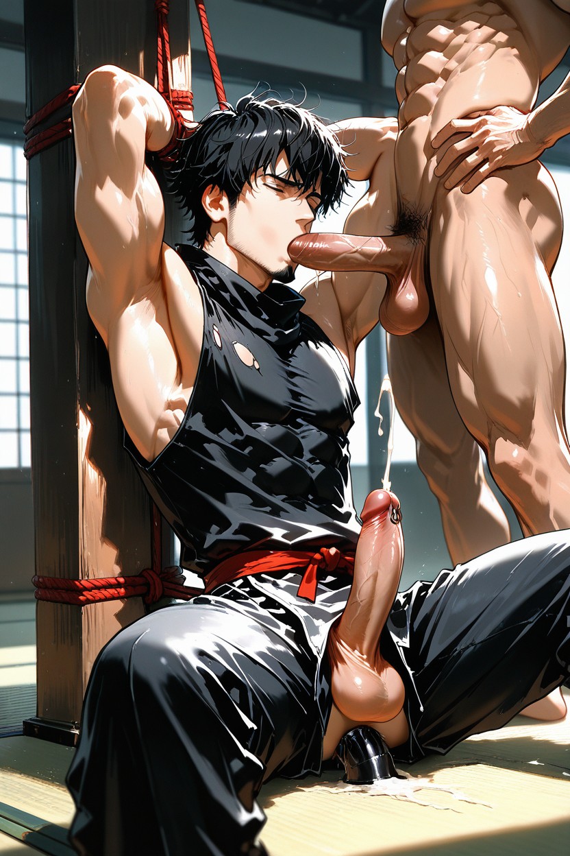 Double Penetration, Gang Bang, Ninja Porno IA Gay
