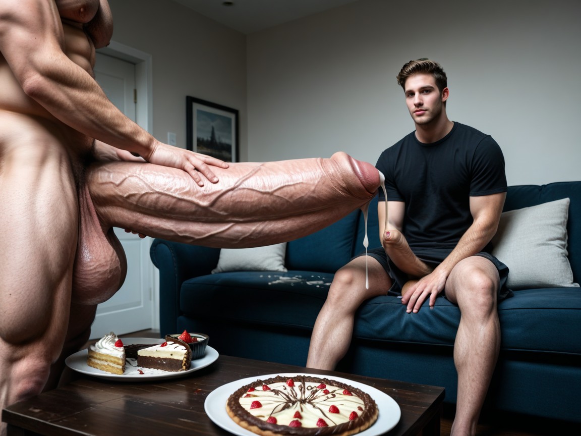 Cumming, Huge Plump Balls, Impossible Surreal Oversized Megadick AI同性戀黃片