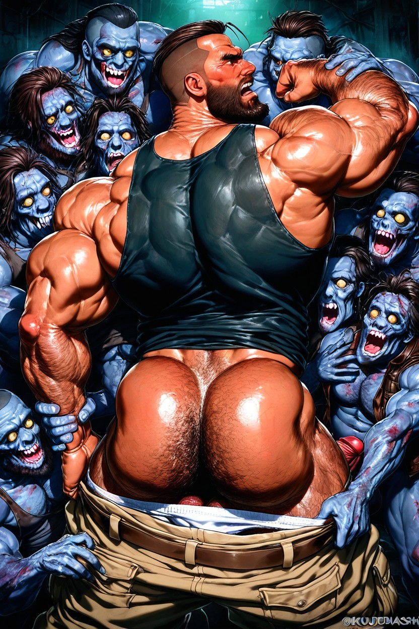 Bubble Chest, Bubble Beefy Chest, From Final Fantasy AI Gay Porn