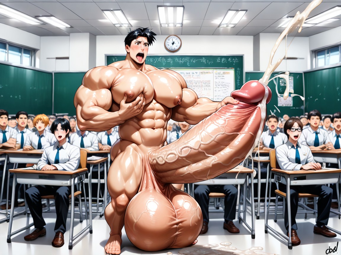 Academic, Ultrarealistic, Hyper Muscle ゲイAIポルノ