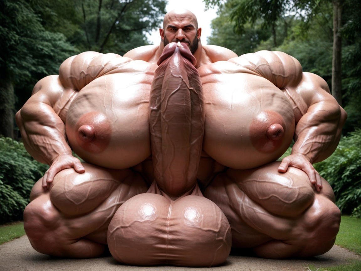 Hyper Veiny Cock, Growth Hormone Muscles, Hyper Massive Balls Hang Porno IA Gay