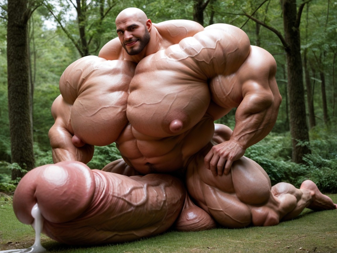 Obsessive Muscle Growth, Muscles Grow Taut, Hyper Masculine AI同性戀黃片