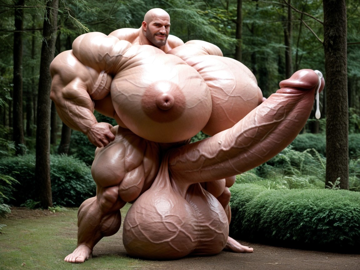 Hyper Veiny Forehead, Massive Oversized Hyper Testicles, 18+ Porno IA Gay