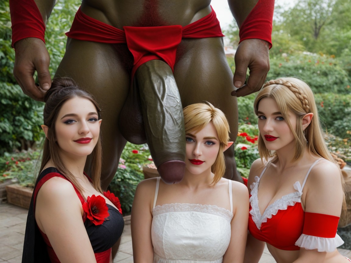 Dinner Party, Link Has Arms Around Ganondorfs Cock, Cock Reches To Floor AI同性戀黃片
