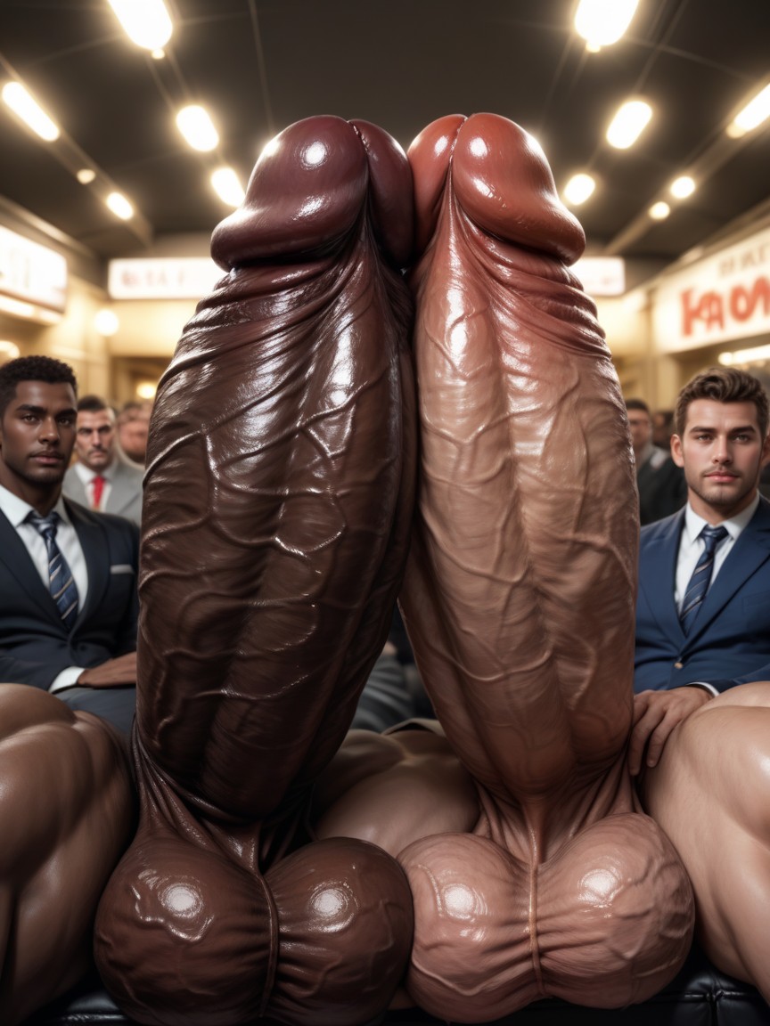Enormous Penis Head, Girthy Cocks, Bent Cocks 게이 AI 포르노