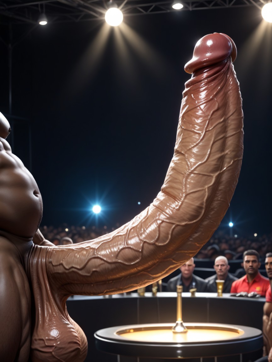 Mushroomshaped Cock, Photo Real, Bulb Glans Porno IA Gay