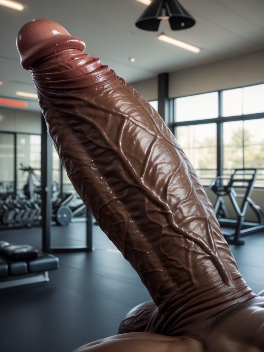 Plump Appleshaped Glans, Enormous Penis Head, Gigantic Glans Porno IA Gay