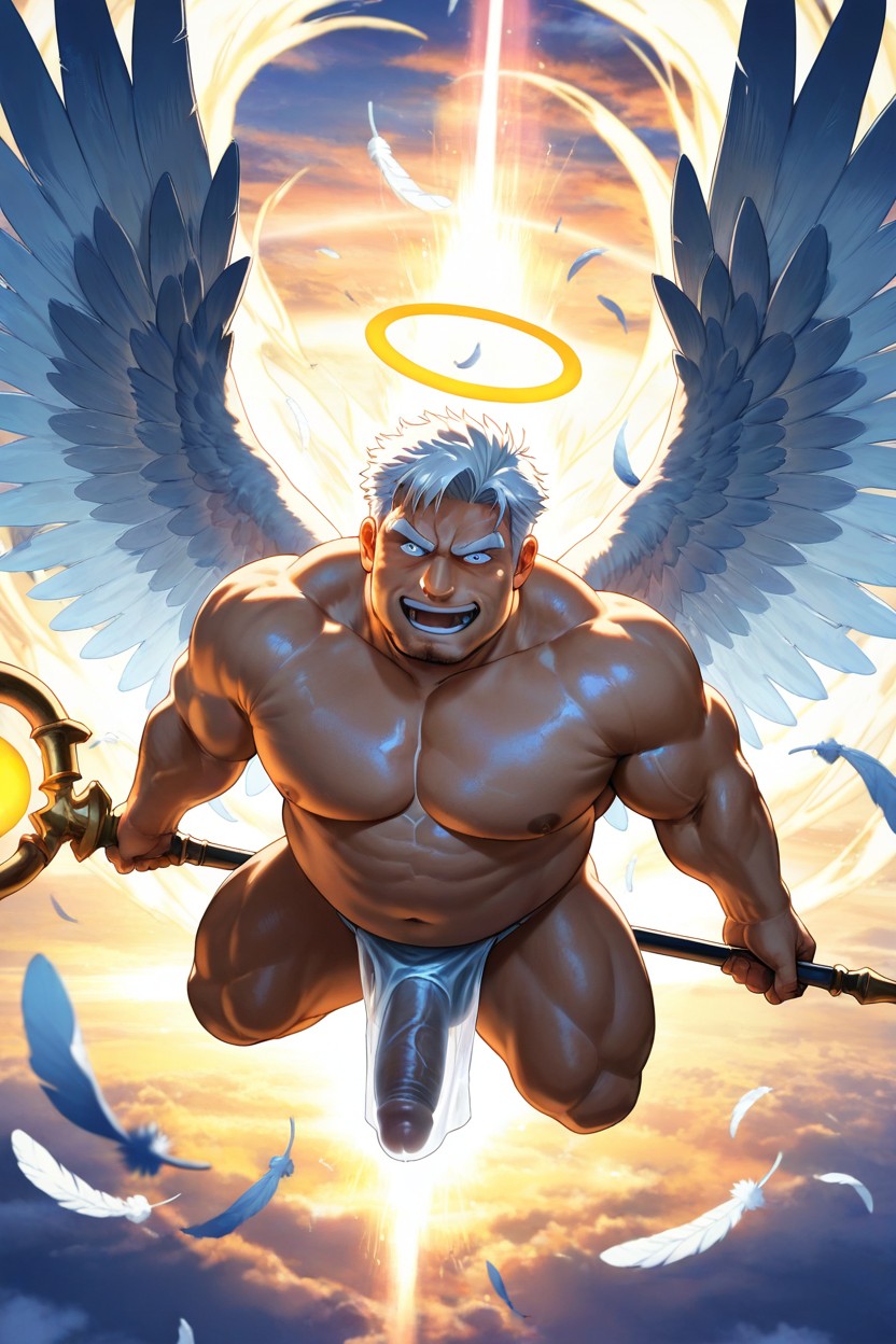 In The Air, K Face Detailed, Naked Porno IA Gay