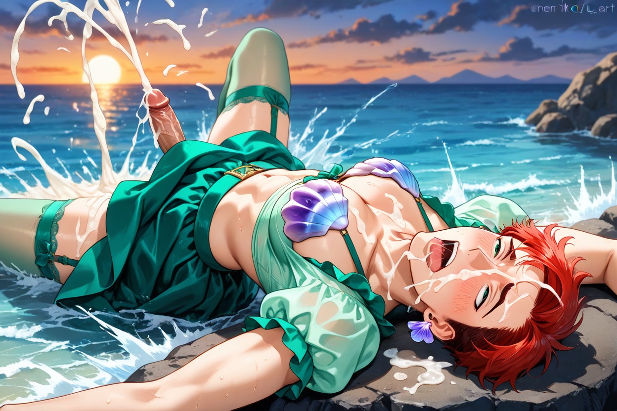 Cum Shooting Everywhere, Cosplay, Lying On A Rock Porno IA Gay