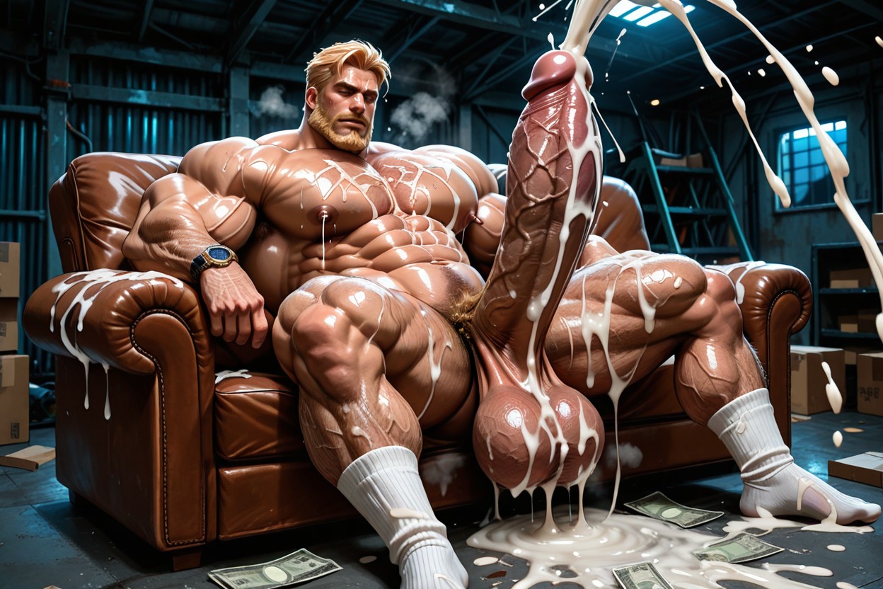 Humongous Penis, Cum On Legs, Cock Bigger Than Leg AI同性戀黃片