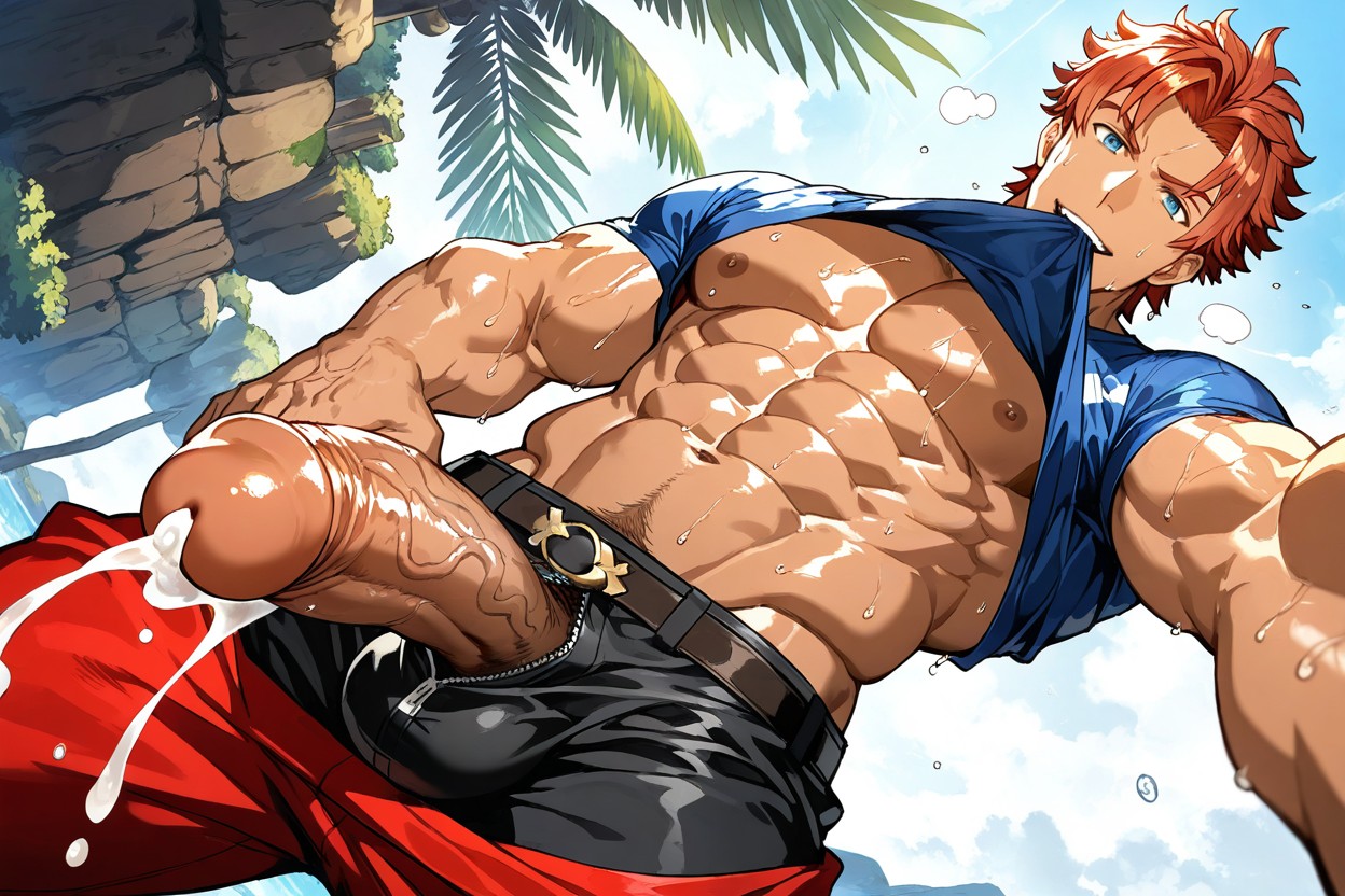 Atelier Ryza, Big Hard Cock, Red Hair AI同性戀黃片