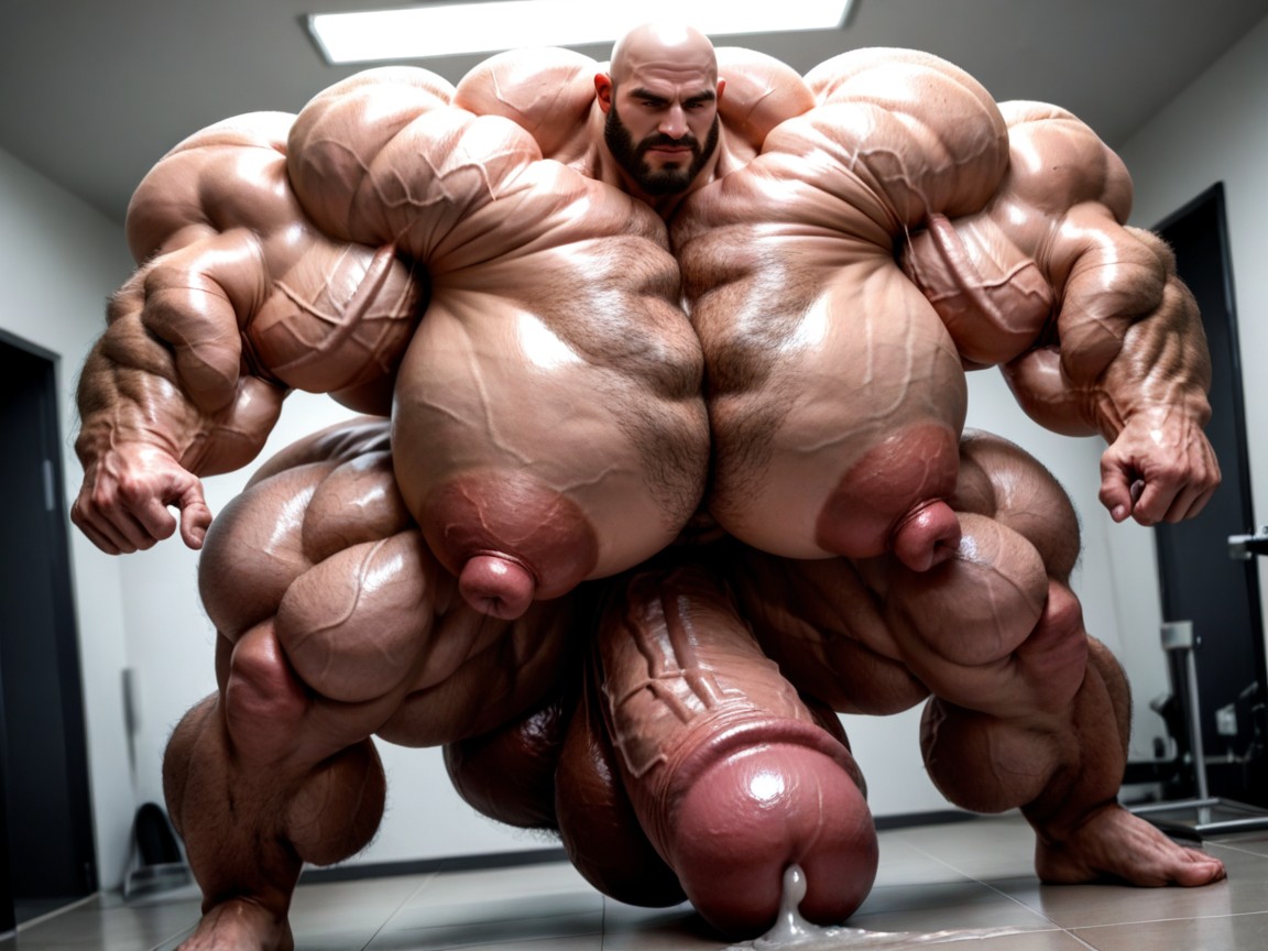 Extreme Massive Muscles, Growth Hormone Muscles, Obese Porno IA Gay