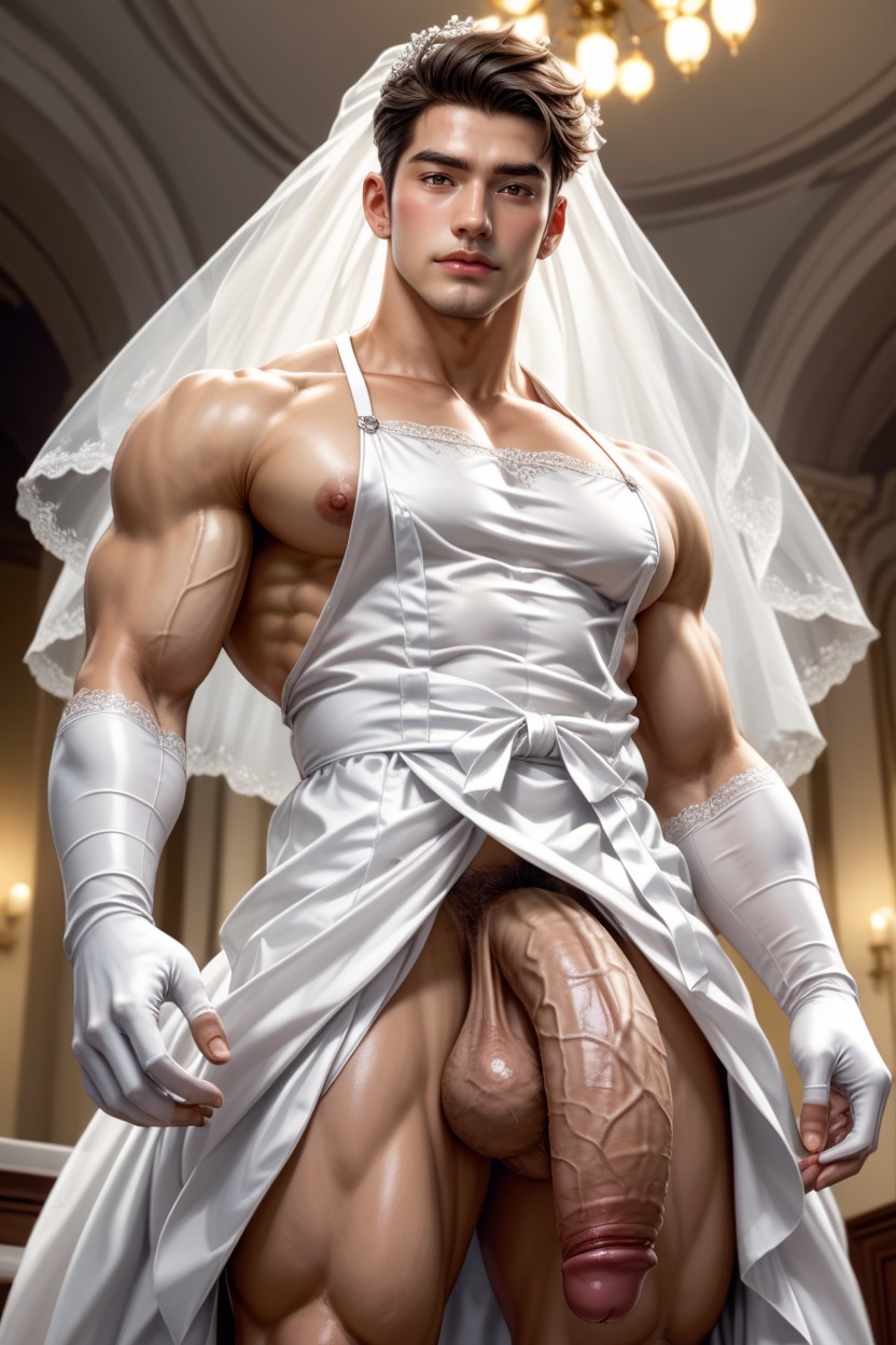Angled Side View, Ultra High Details, Extremely Handsome Man Porno IA Gay