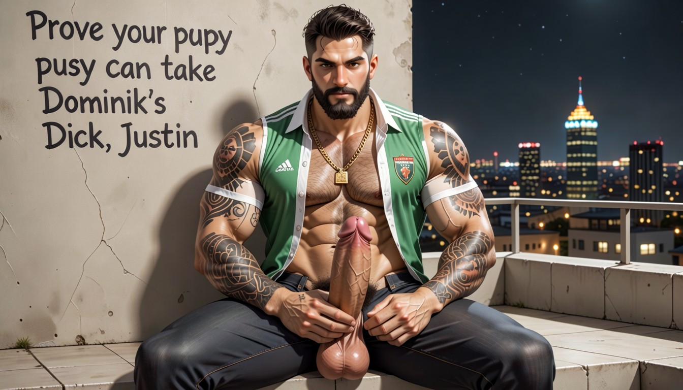 Super-héros, Inches, Tattooed Arms Porno IA Gay
