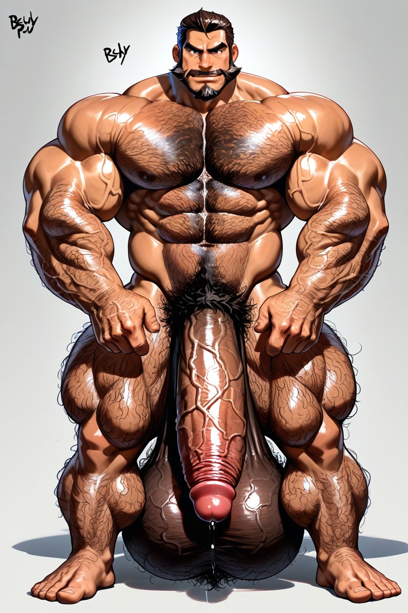 Excessive Hairy Torso, 全身, Muscled Arms AI同性戀黃片