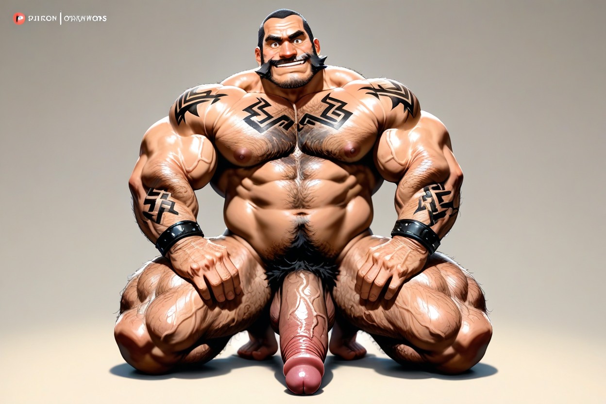 Red Armband Tattoo, Black Tribal Tattoos, Very Hairy Chest 게이 AI 포르노