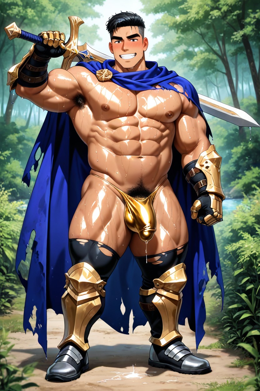 Korean, Embarrassed , Gauntlet AI Gay Porn