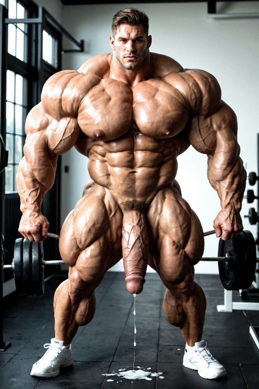 ジンジャーヘア, Taut Massive Hyper Heavy Breasts, Hyper Cock Bigger Than Human ゲイAIポルノ