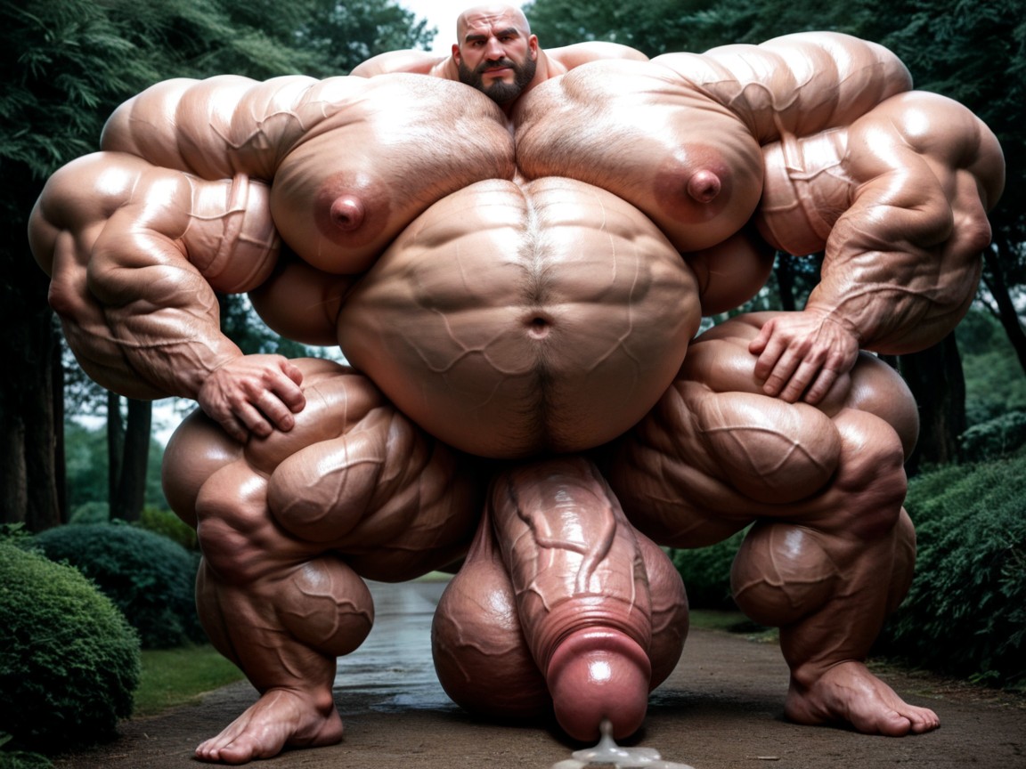 All Muscle Hyper Size, Biggest Muscle Body Ai Ever Created, Cock Bigger Than Human Porno gay IA