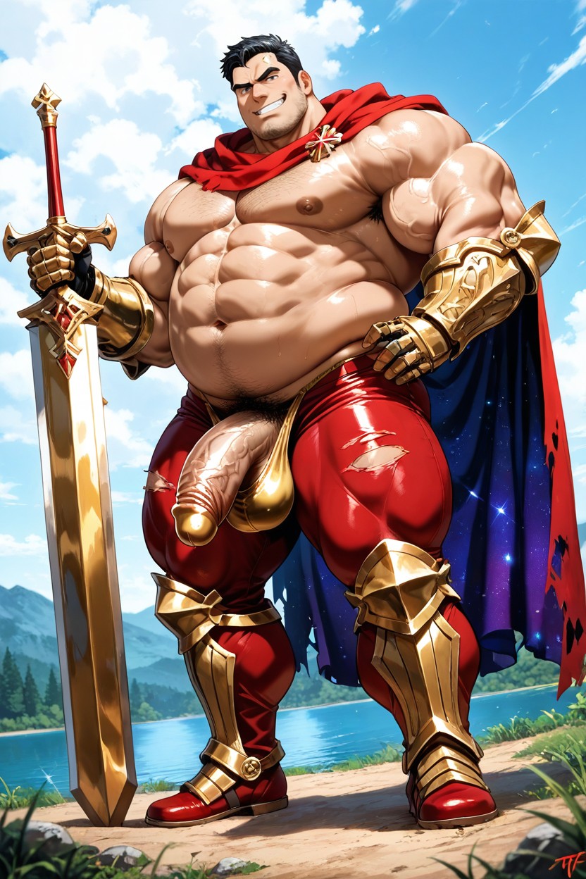 Kuronezomi Style Man, Male Only, Fat AI Gay Porn