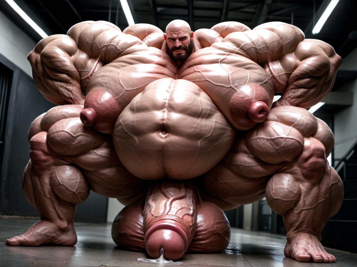 Obsessive Muscle Growth, Hyper Thick Veins, Hyper Male Hormone AI Gay Porn
