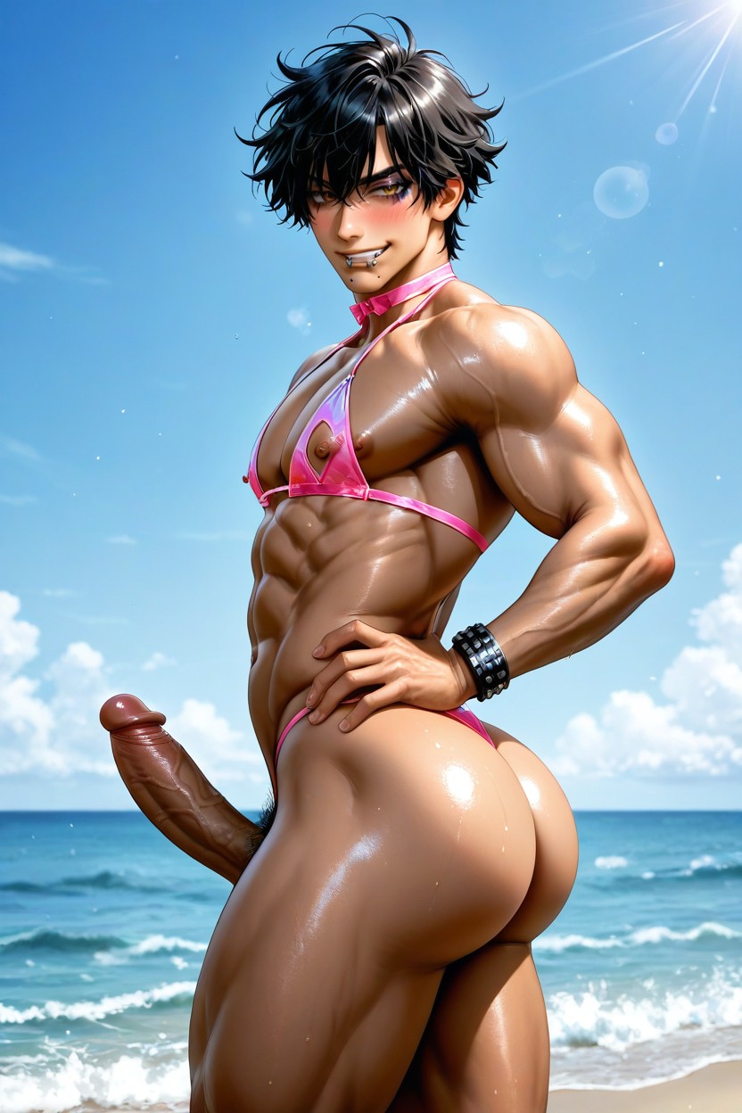 High Resolution, Side View, Hdr AI Gay Porn