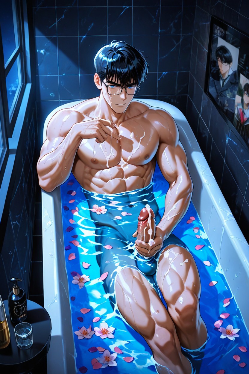 Fit, Korean, Clear Water AI Gay Porn