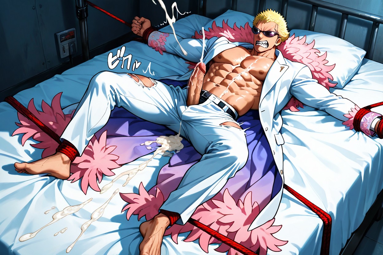 Angry, Blonde Spiky Hair, Orgasm AI Gay Porn