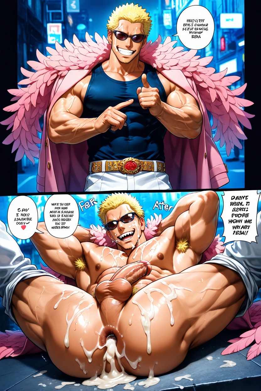 Male Only, Comic Strip, Dramatic Lighting Porno gay IA