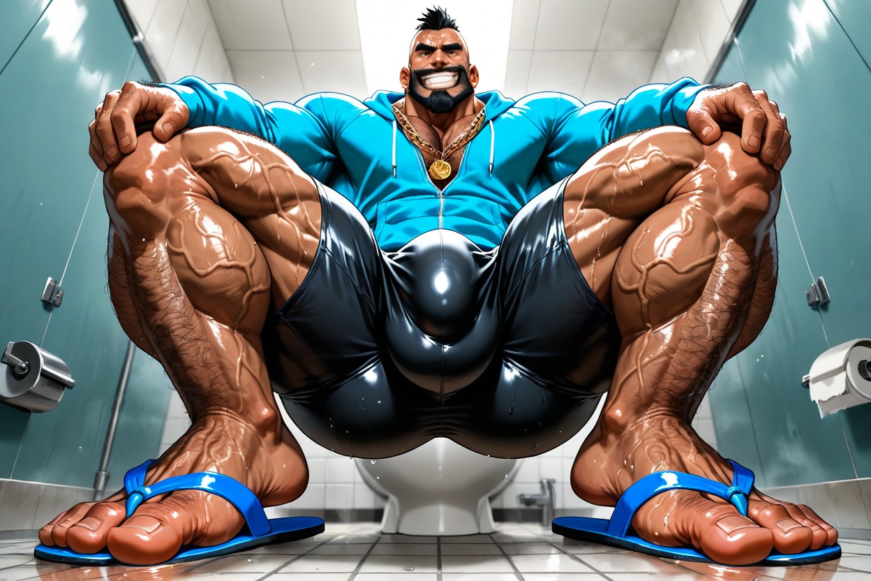 Hairy Legs, Massive Legs, Huge Muscles AI Gay Porn