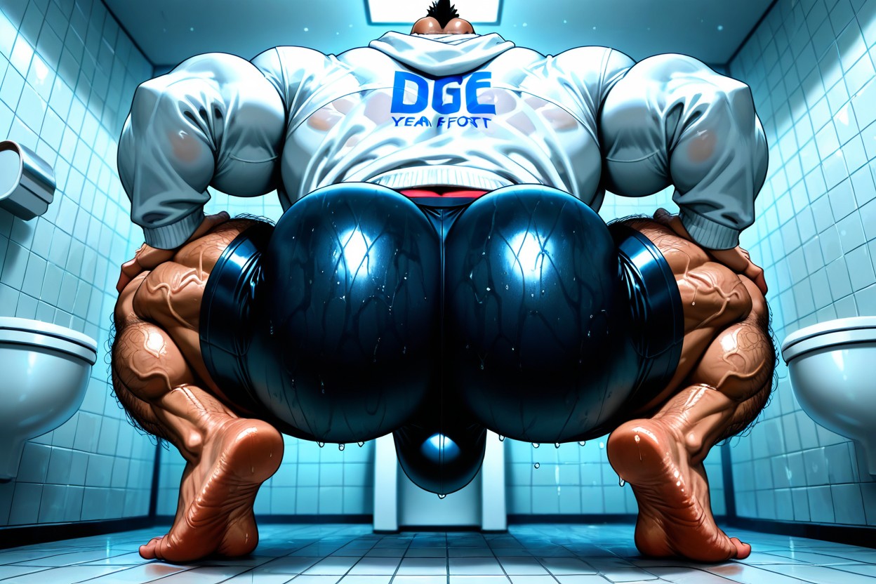Bulge, Masculine, Big Feet AI Gay Porn