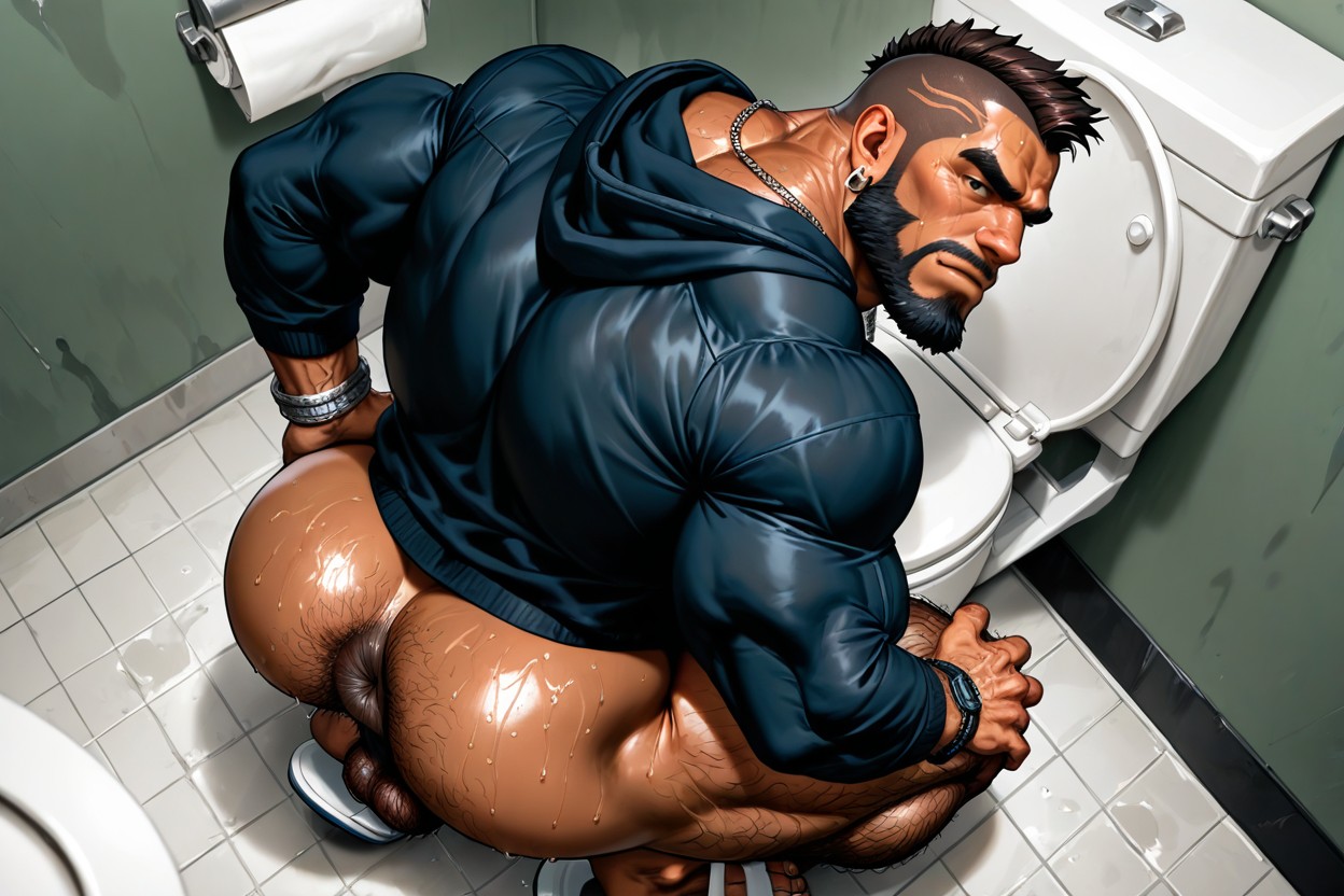 Wide Back, Veiny Muscles, Massive Legs AI Gay Porn