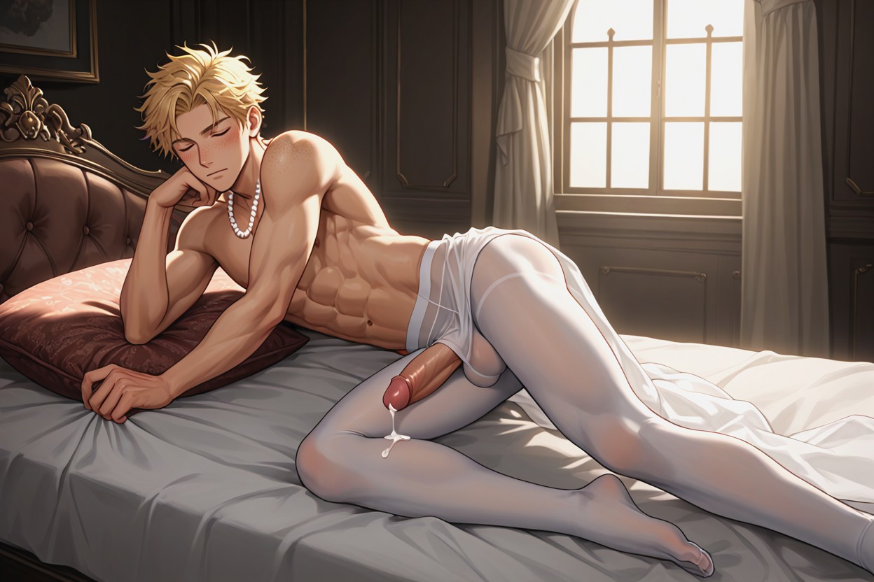 Solo, Large Penis, One Gay Man AI Gay Porn