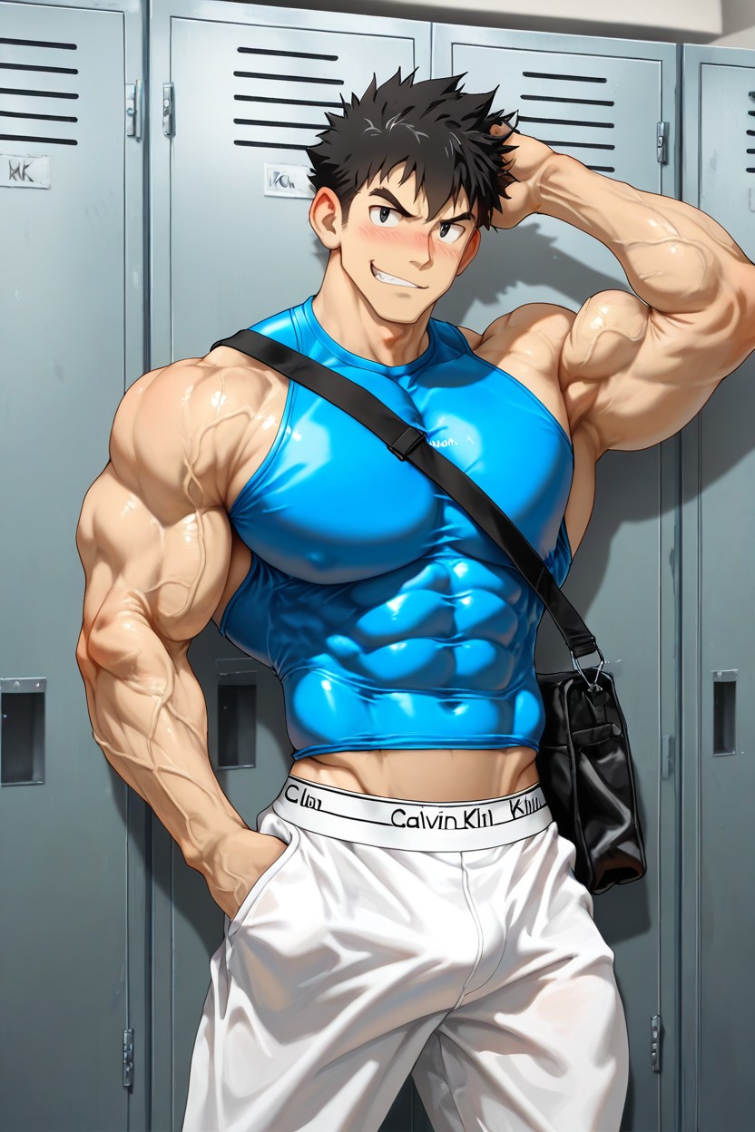 +, 18+, V-shaped AI Gay Porn