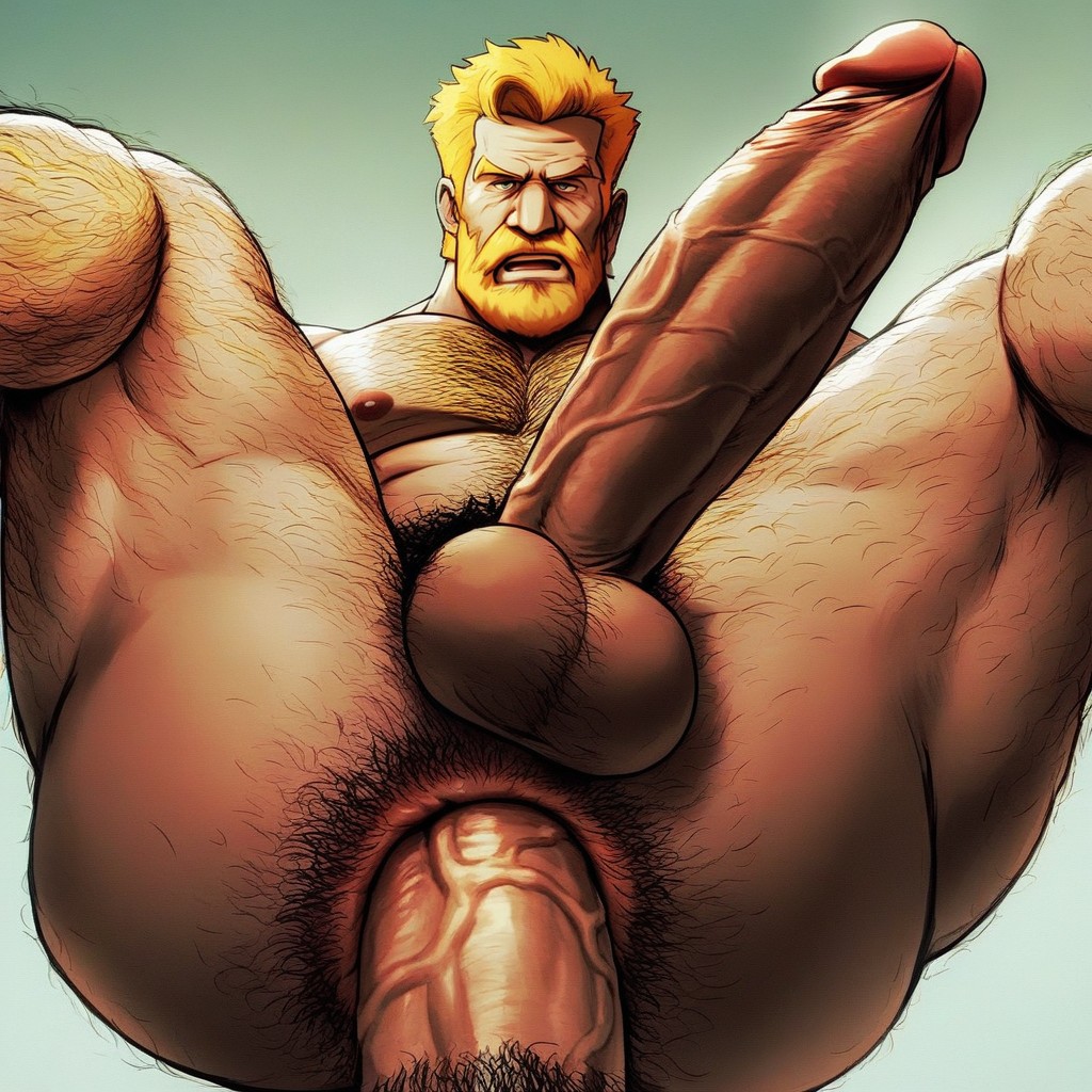 Puffy Anus, Xxl Size Cock, Chest Hair AI Gay Porn