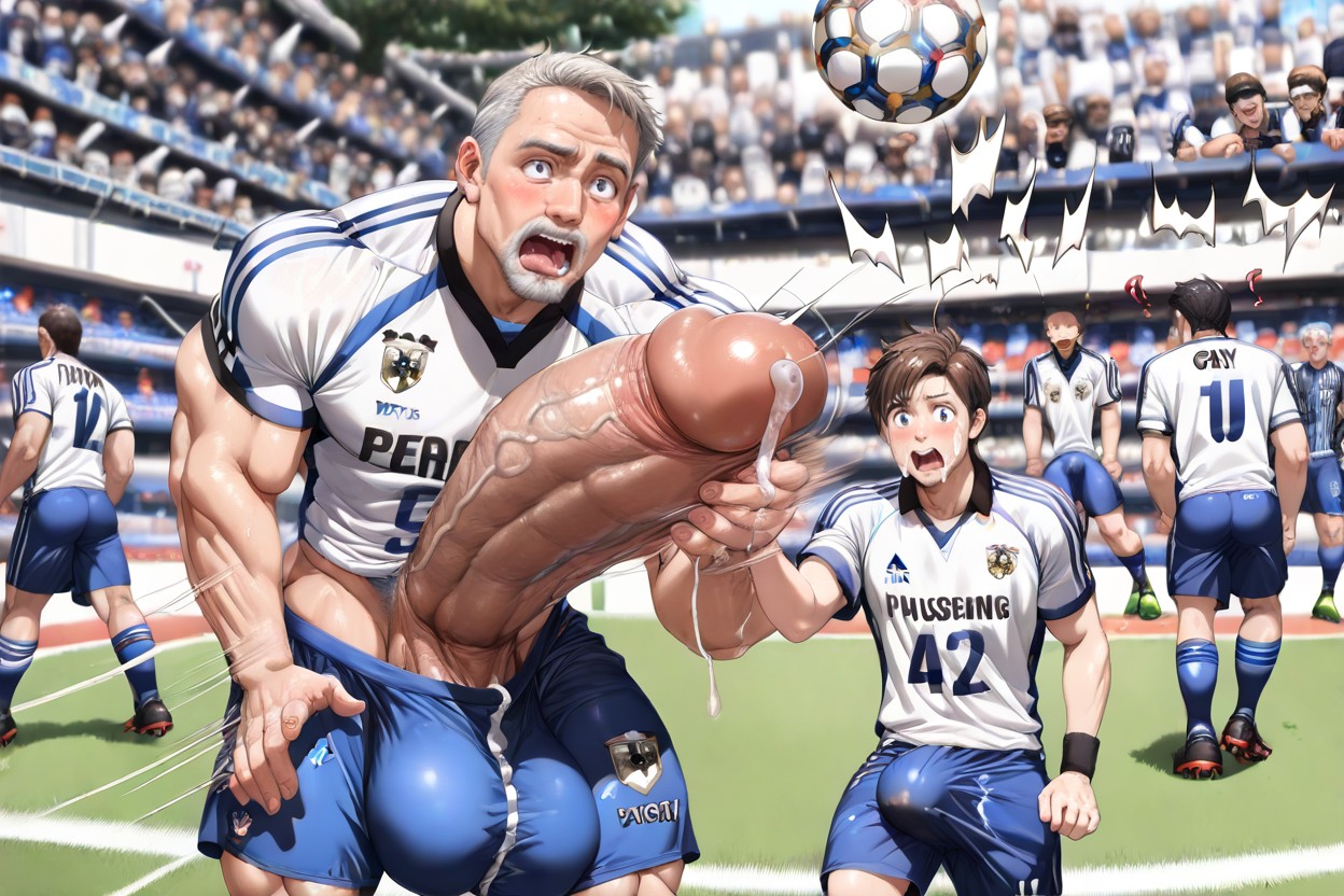 Realistic, Big Balls, Fondling Balls AI Gay Porn