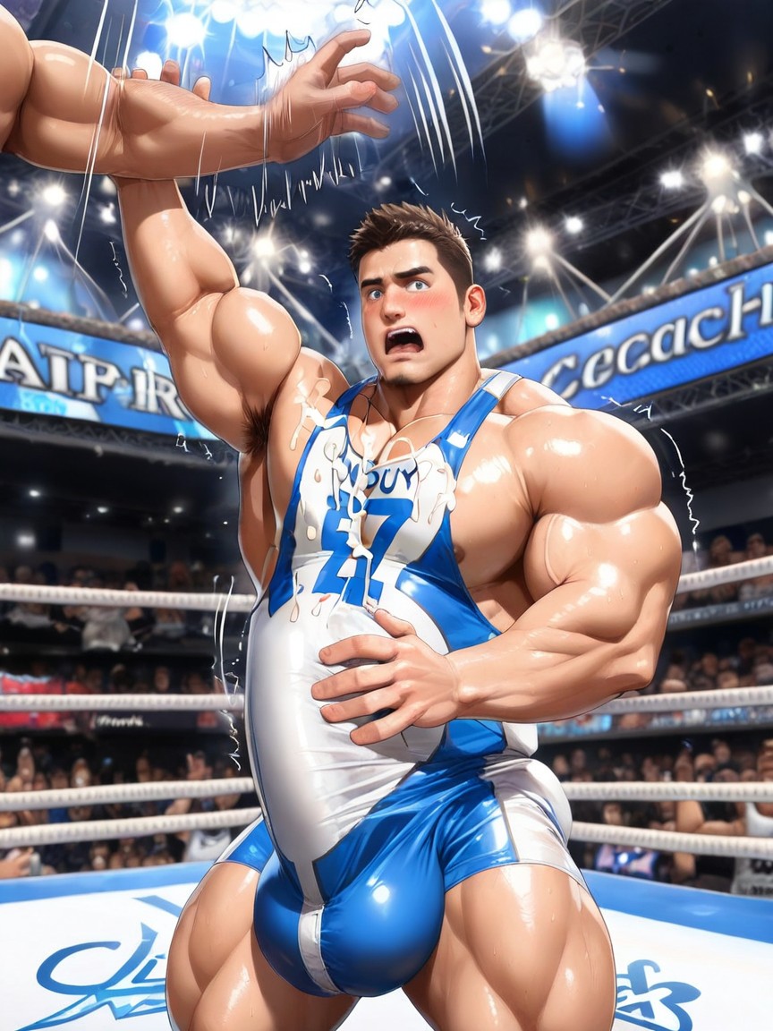 Exposed Pecs, Pecs, Cum On Pecs AI Gay Porn