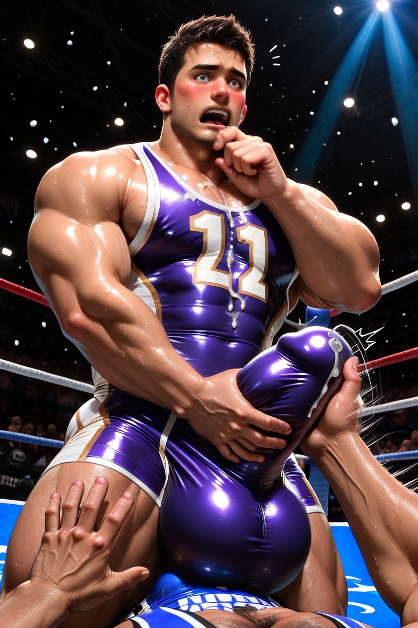 Sports Wrestling, Correct Anatomy, Helping Hand AI Gay Porn