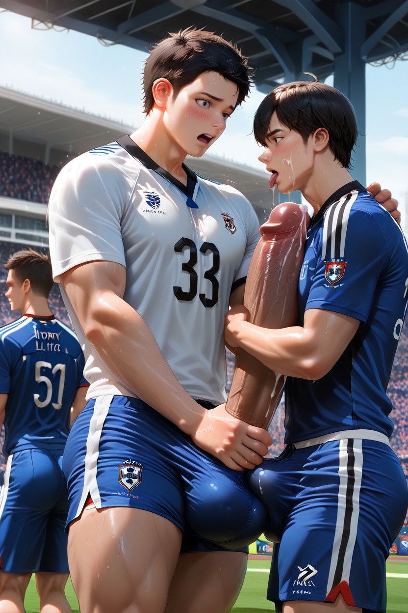 Hairy, Photographic Realism, Helping Hand AI Gay Porn