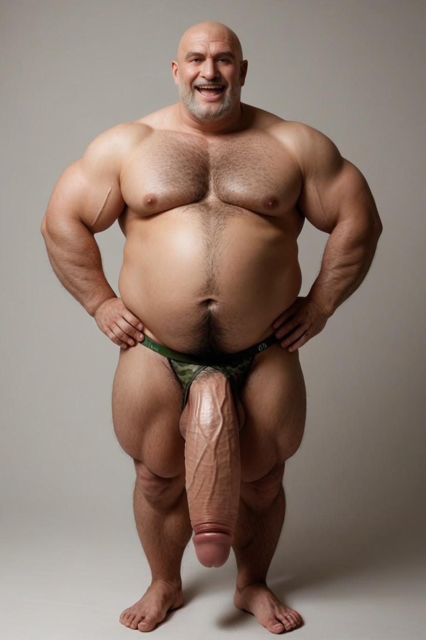 Hyper Realism, Thick Arms, Extremely Large Ass AI Gay Porn