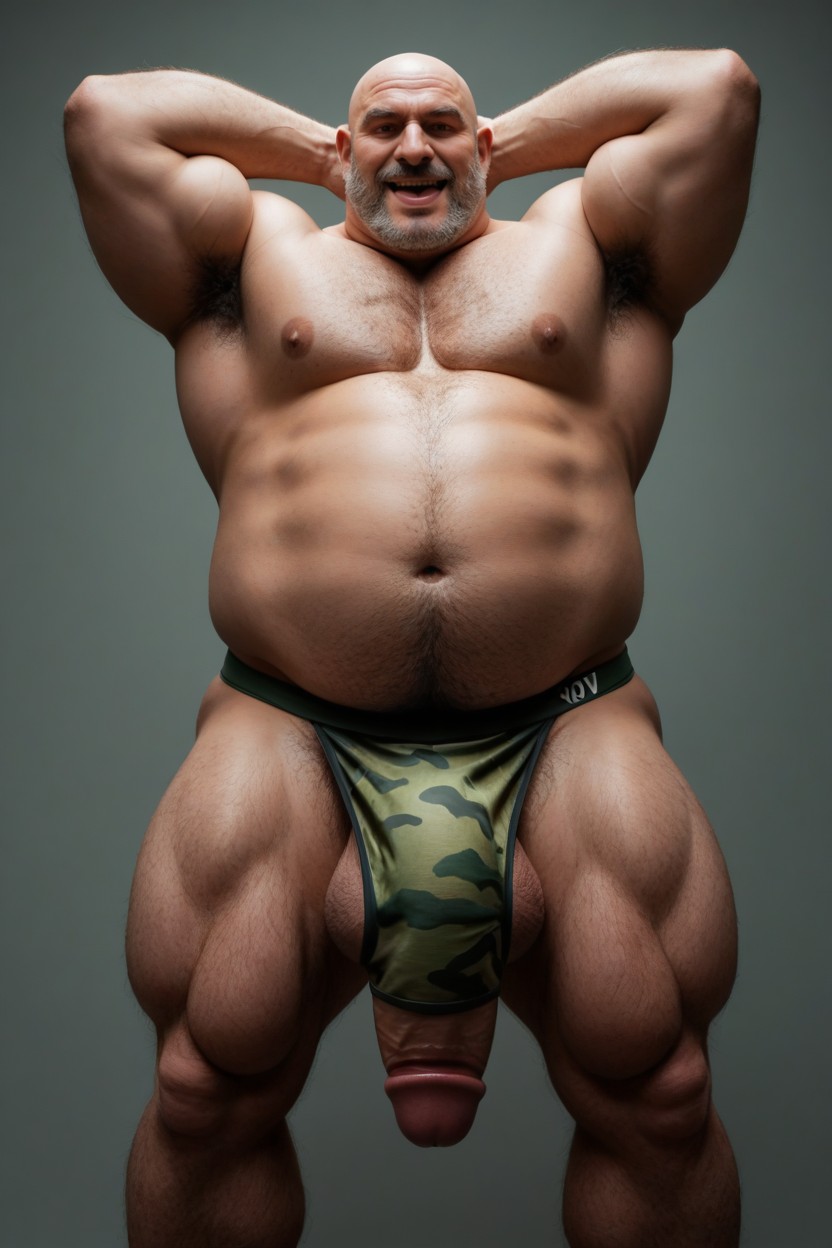 Ángulo Bajo, Gorda, Vello Púbico Porno gay IA