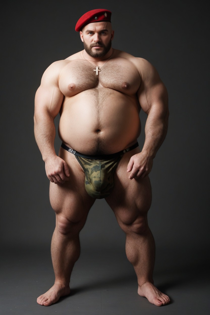 Long Ears With Bulbous Tips, Model, Fat AI Gay Porn