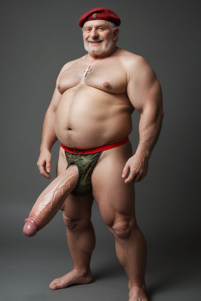 Close Up Of Face, Thick Thighs, Octane Render AI Gay Porn