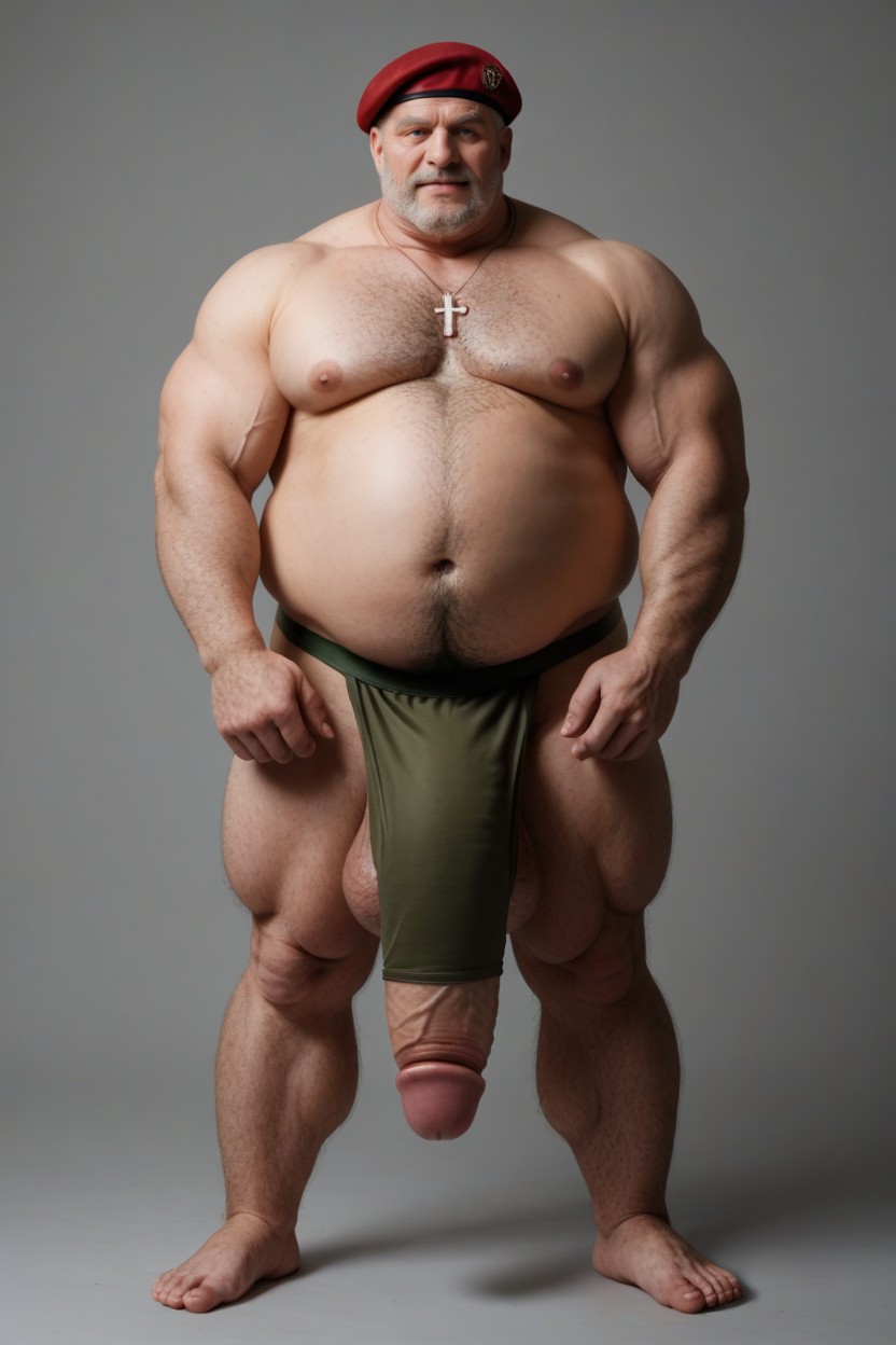 Giant Areolas, Full Body Profile, Hyper Realism AI Gay Porn