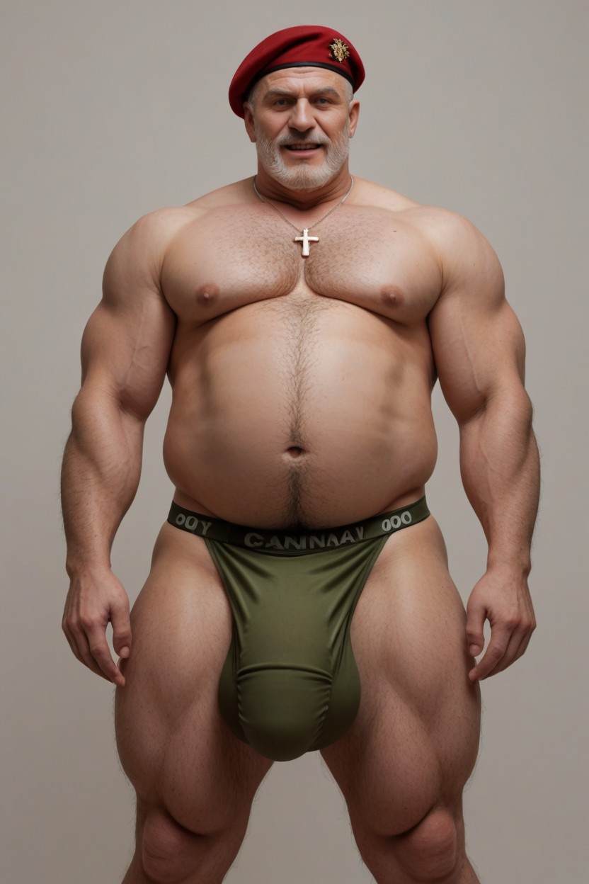 Handsome, Impossibly Long Hyper Penis, Full Body AI Gay Porn