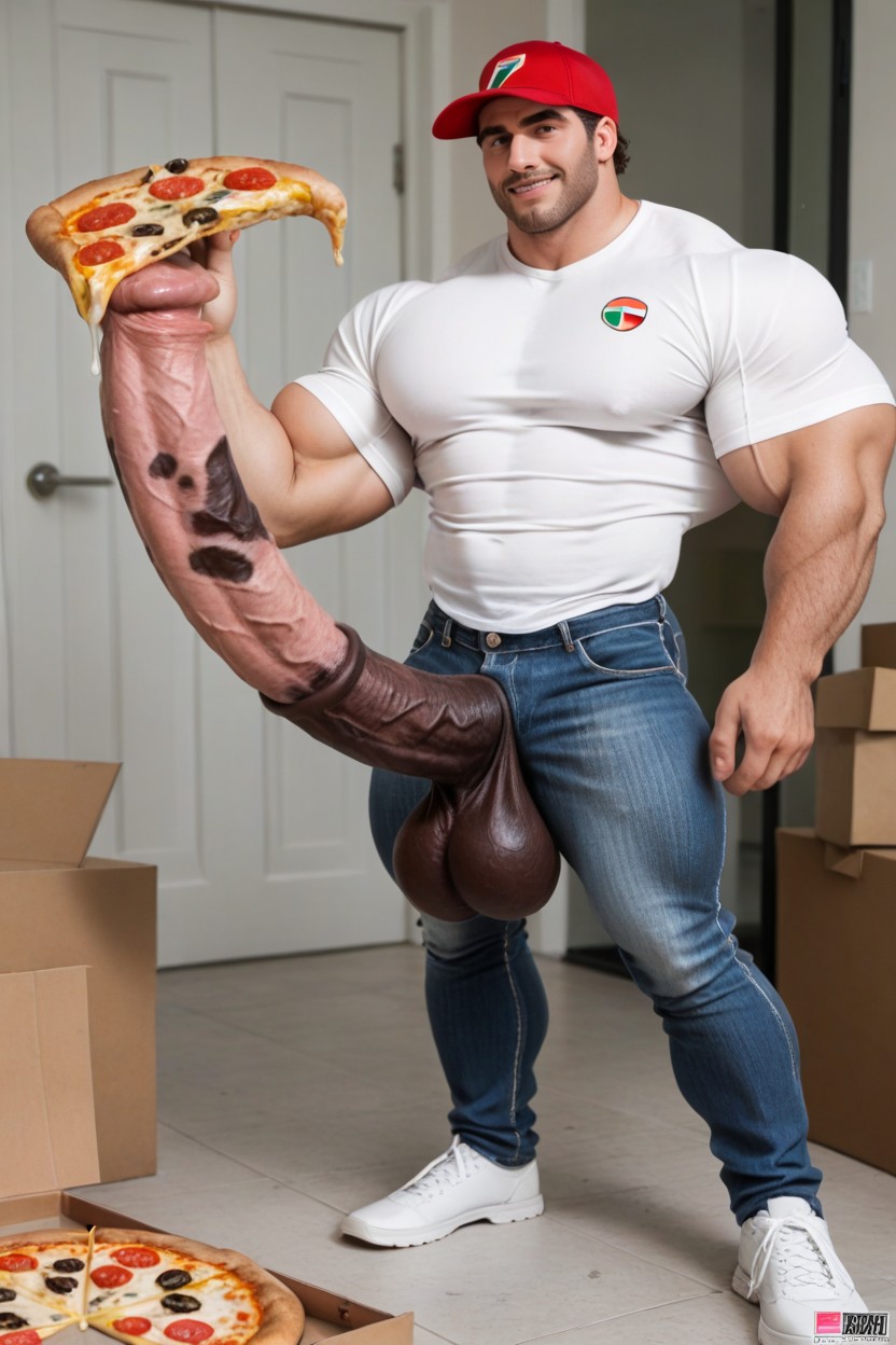 Italian, Big Horsecock, Pony Cock AI Gay Porn
