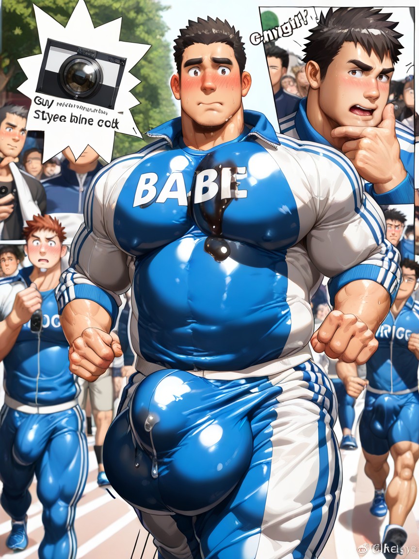 Boner Bulge, Yaoi Manga, Bottom Focus AI Gay Porn